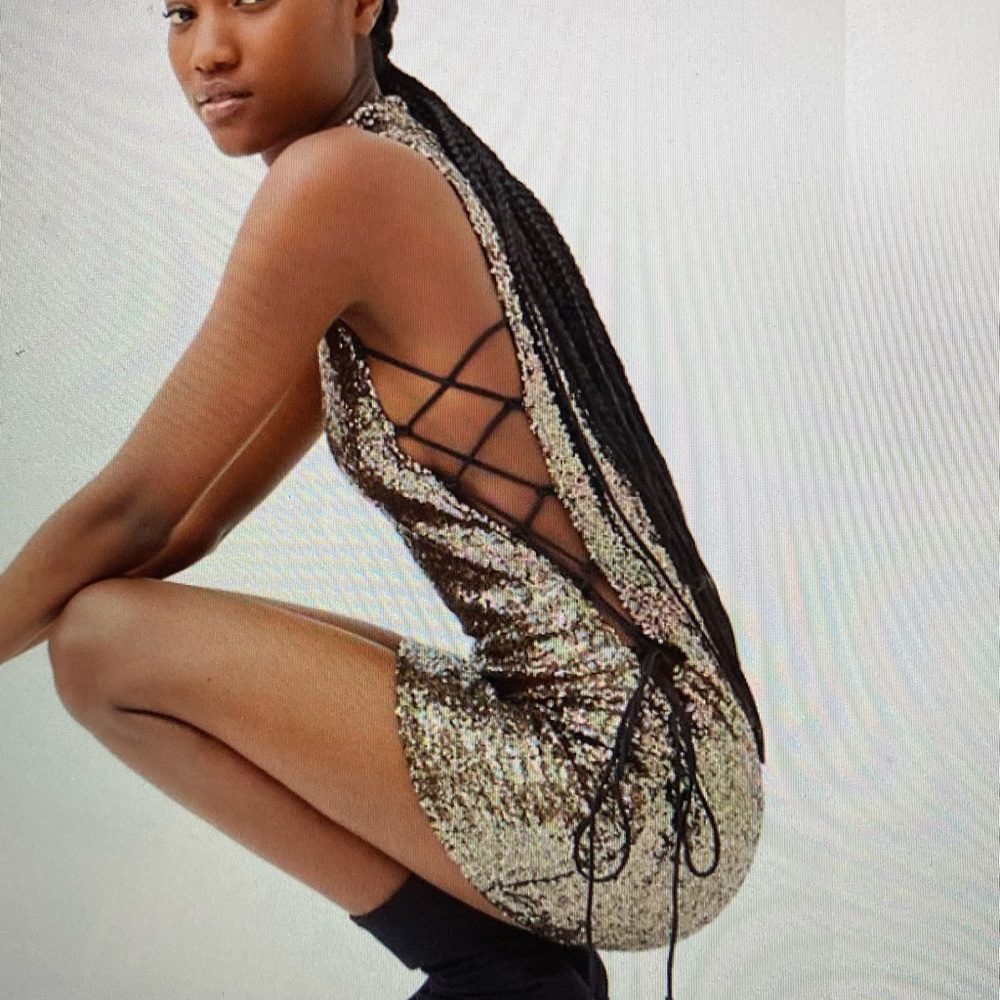 Urban Outfitters Motel sparkle dress